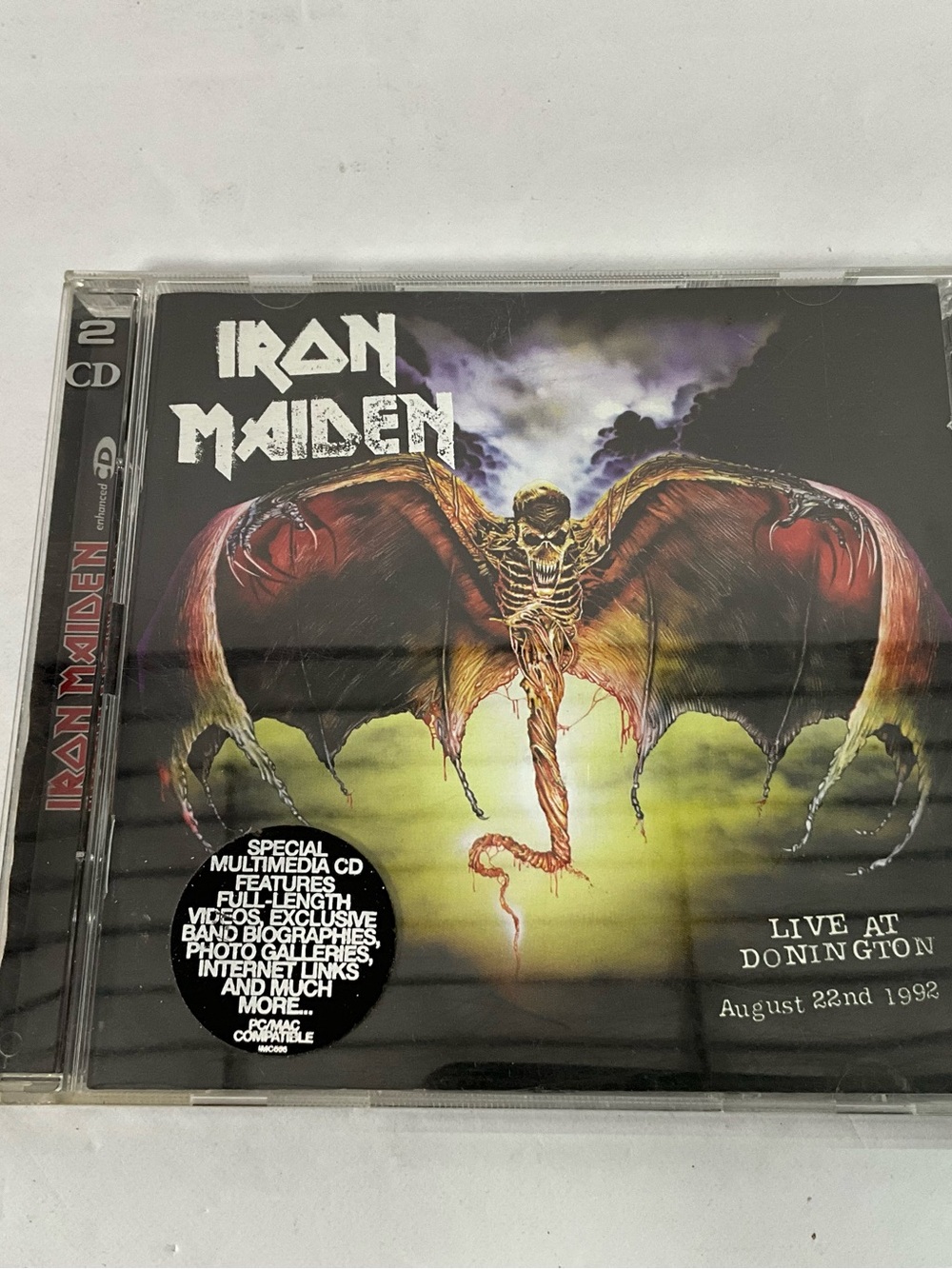 Iron Maiden - Live At Donington - 2xCD 1998 Enchanted, Reissue Remastered